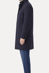 Men's Dark Blue Cotton Jacket
