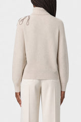 Brunello Cucinelli Women's Beige Turtleneck Sweater
