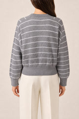 Women's Grey Virgin Wool Sweater