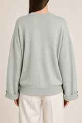 Women's Light Green Cashmere Sweater