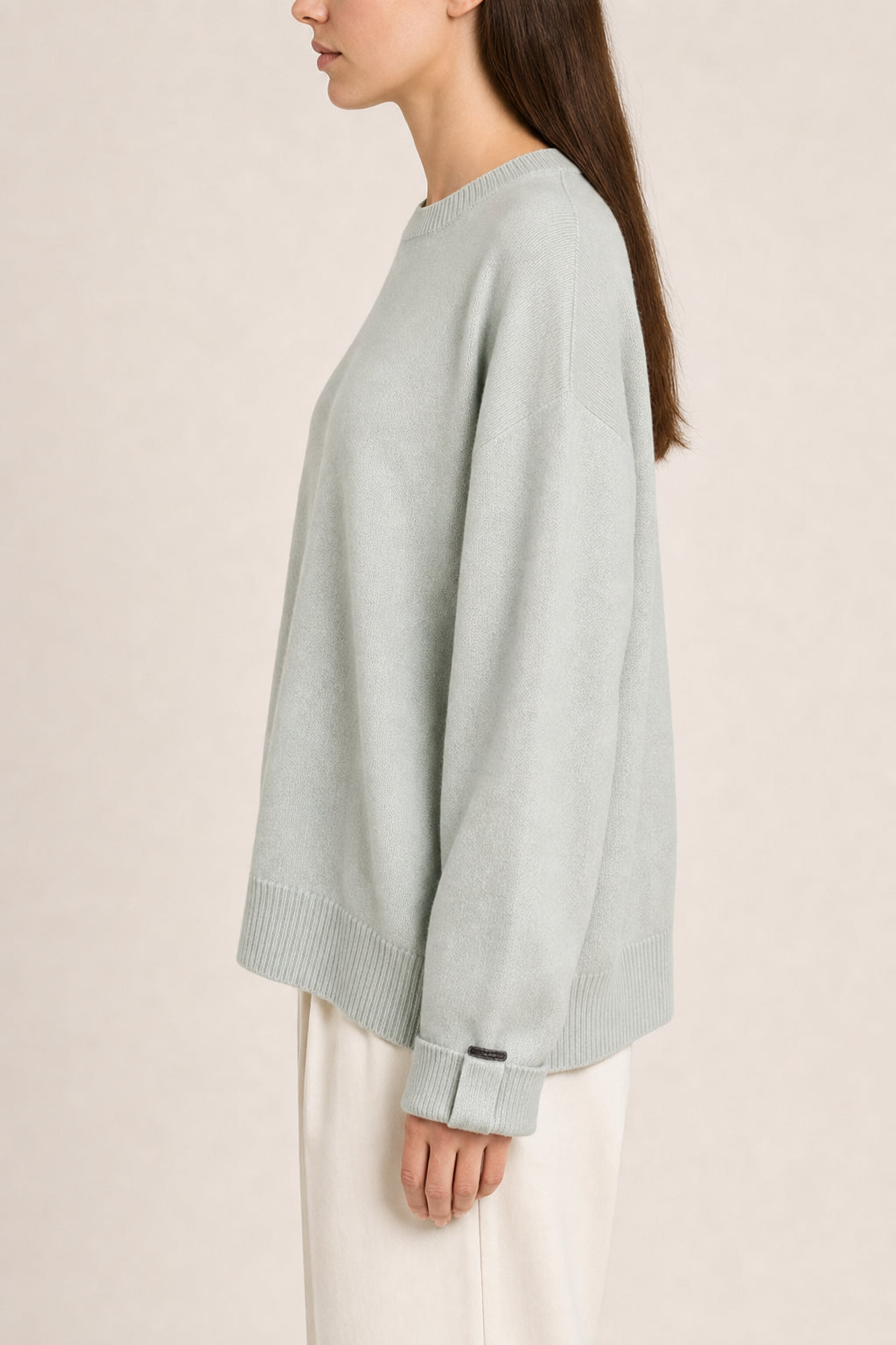 Women's Light Green Cashmere Sweater