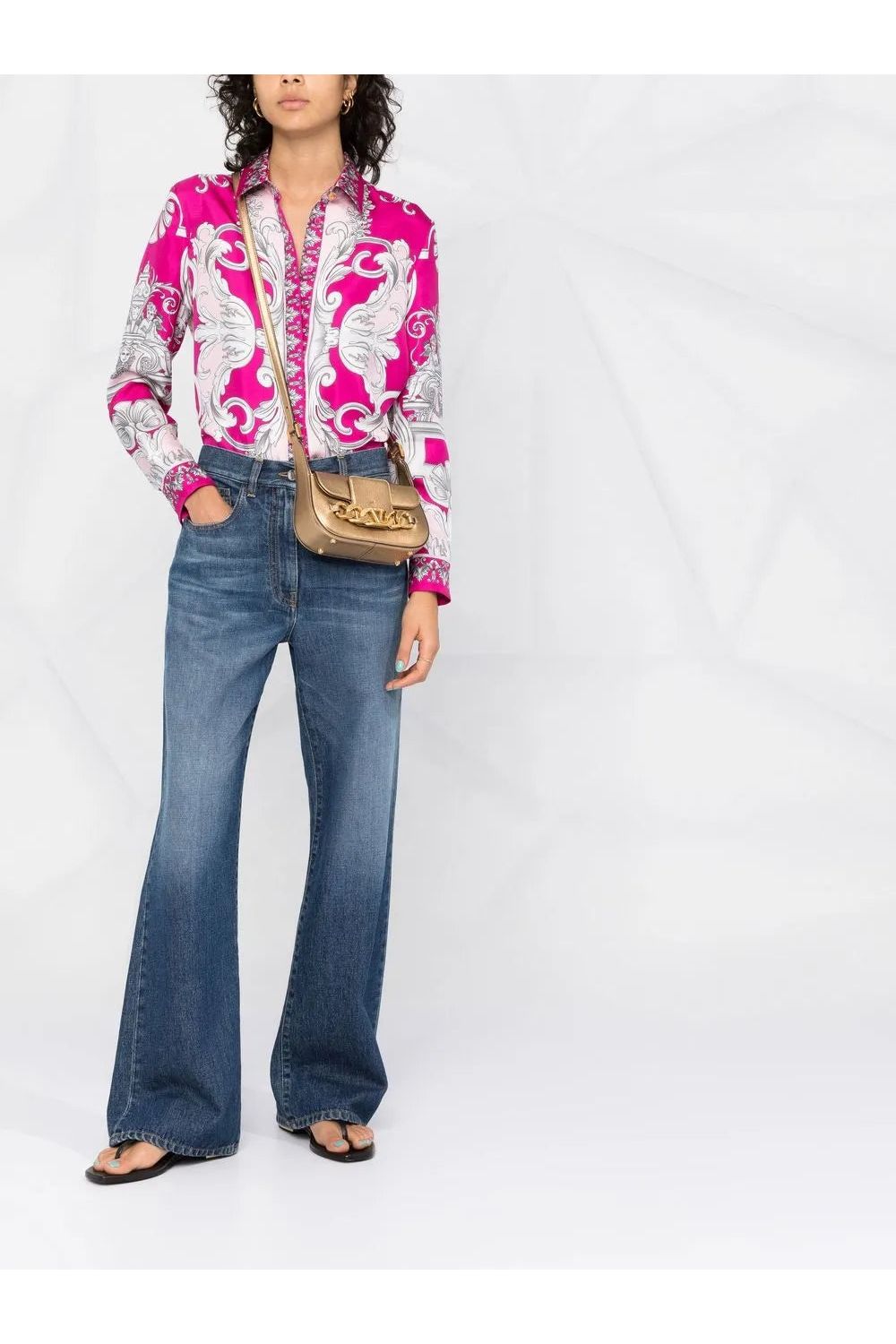 Valentino | Garavani Vlogo Chain Leather Shoulder Bag