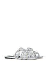 Valentino | Chain 1967 Crystal-Embellished Sandals