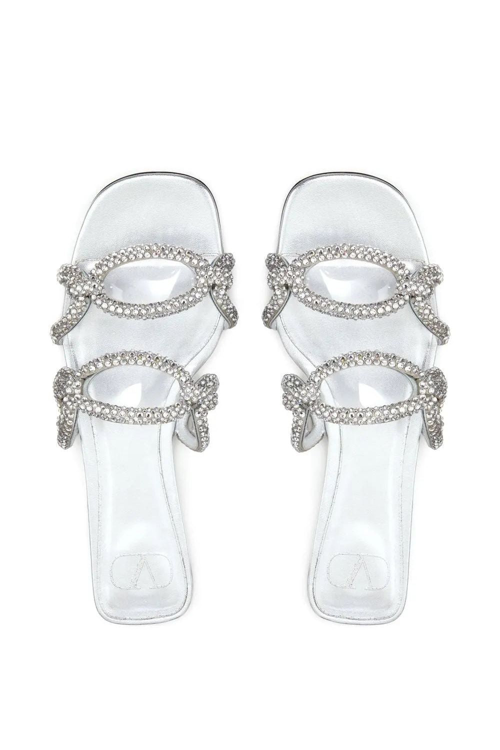 Valentino | Chain 1967 Crystal-Embellished Sandals