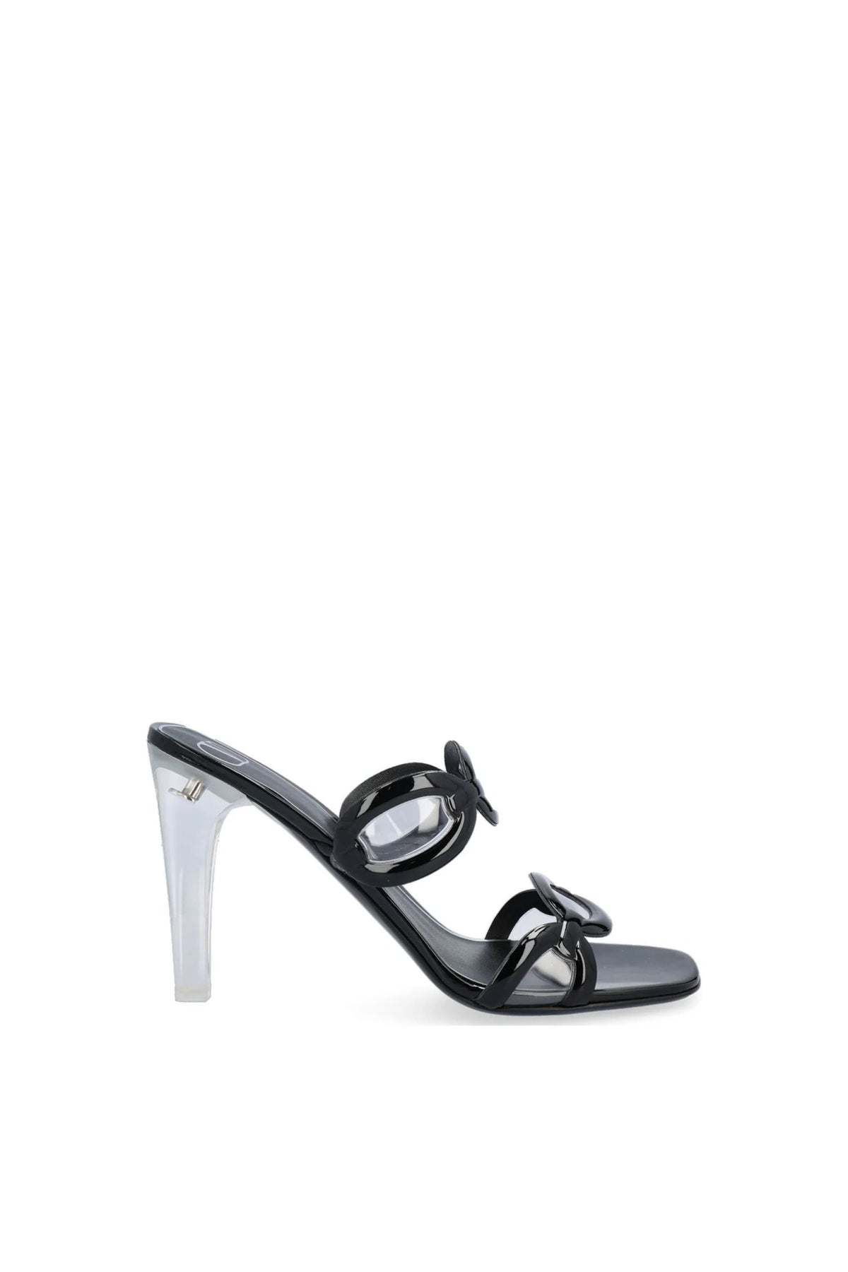 Valentino | Chain Transparent-Heel Sandals