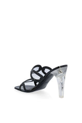 Valentino | Chain Transparent-Heel Sandals