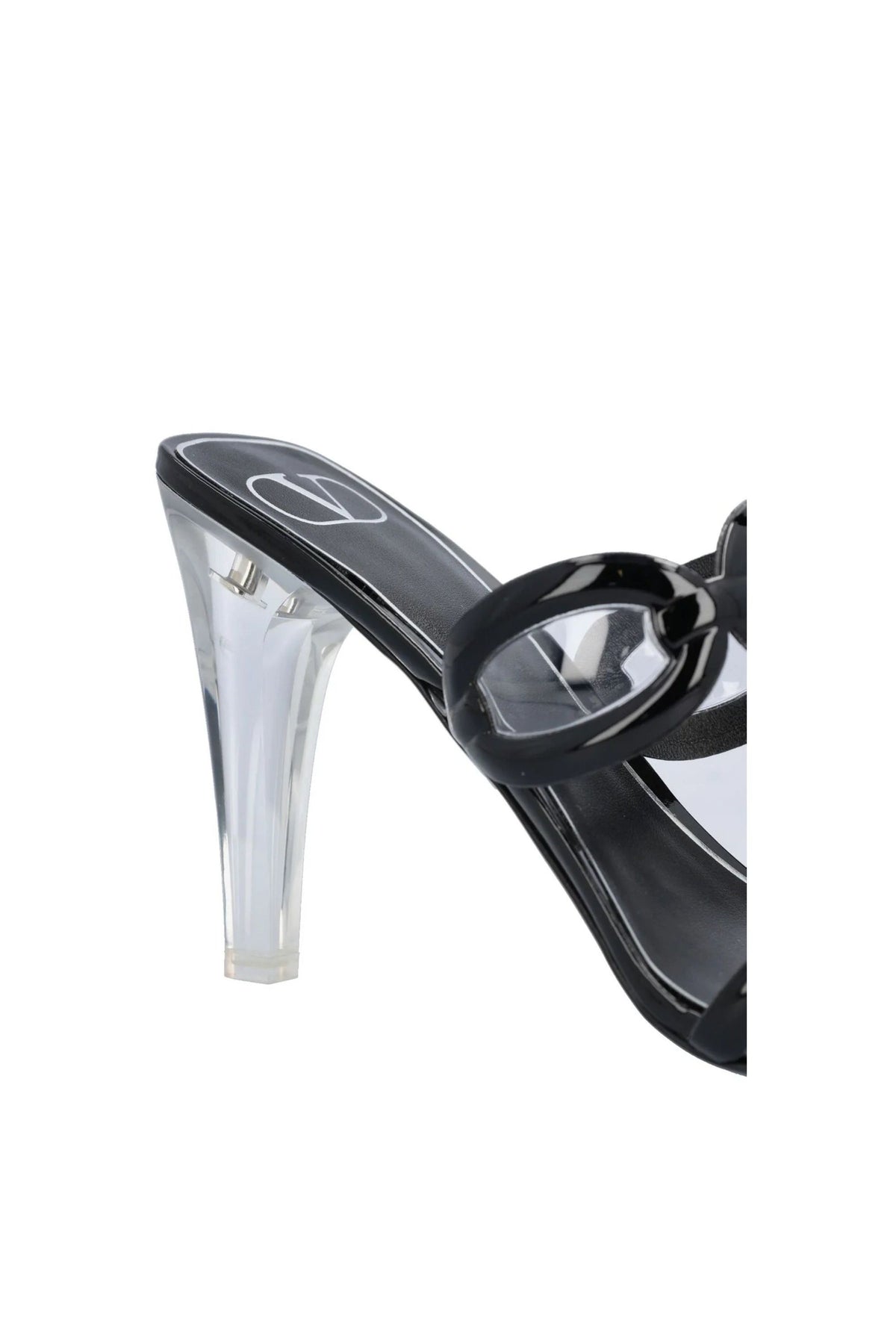 Valentino | Chain Transparent-Heel Sandals