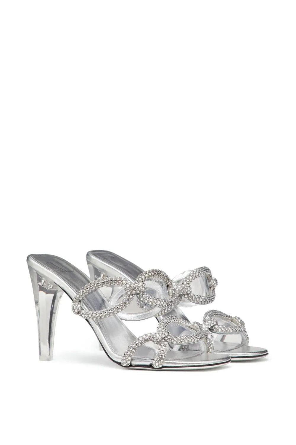 Valentino | 100Mm Chain 1967 Sandals