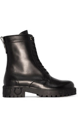 Ferragamo | Gancini-Motif Combat Boots