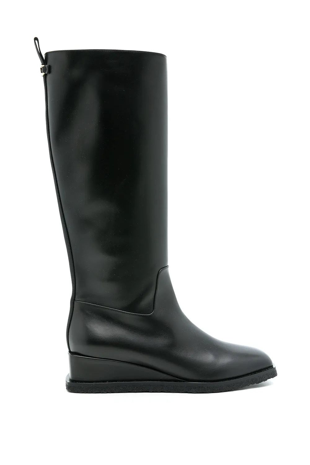 Ferragamo | Wayde Leather Wedge Boots