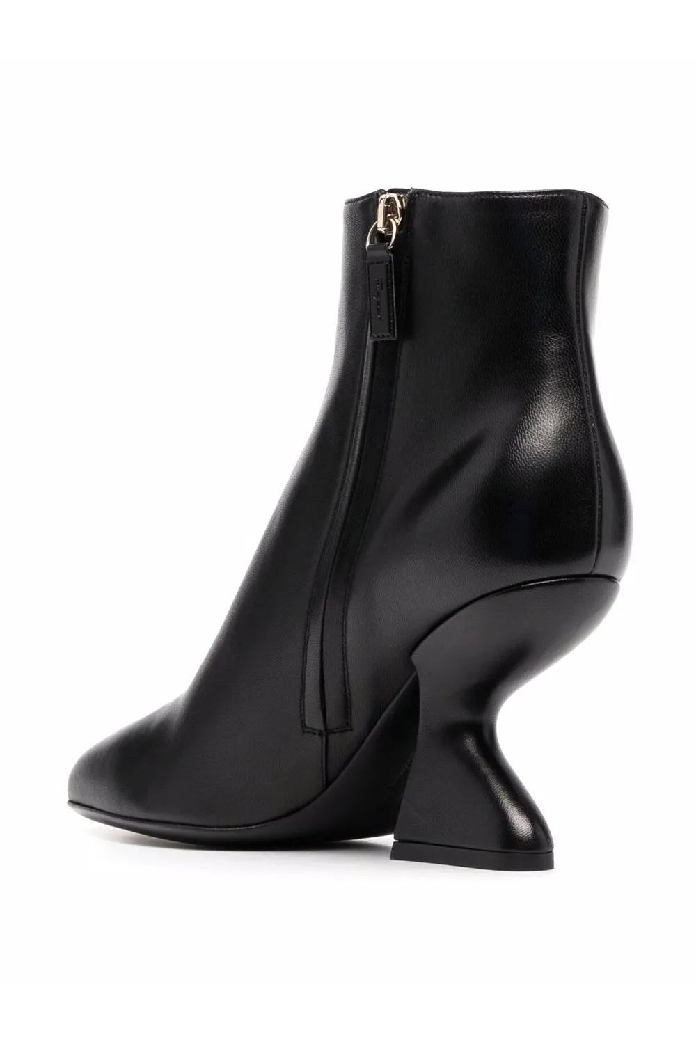 Ferragamo | F-Heel Sculpted Ankle Boots