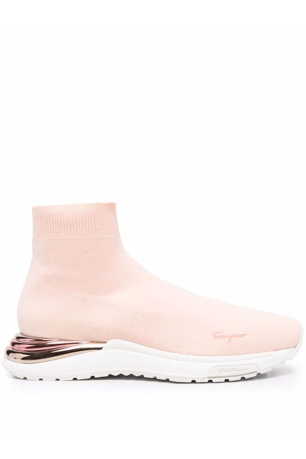 Ferragamo | Logo Slip-On Sneakers In Pink 030177751253