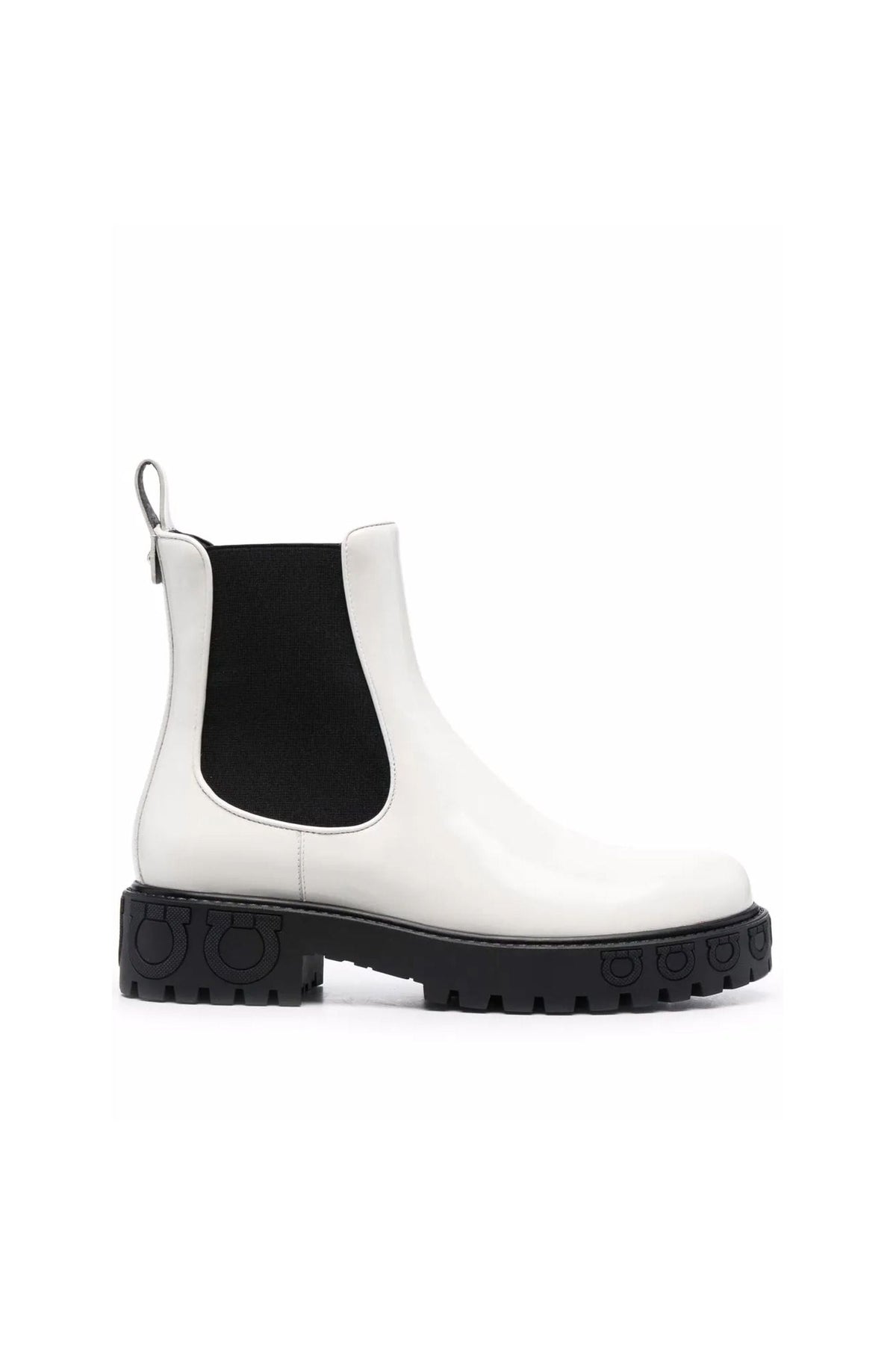 Ferragamo | 40Mm Leather Chelsea Boots