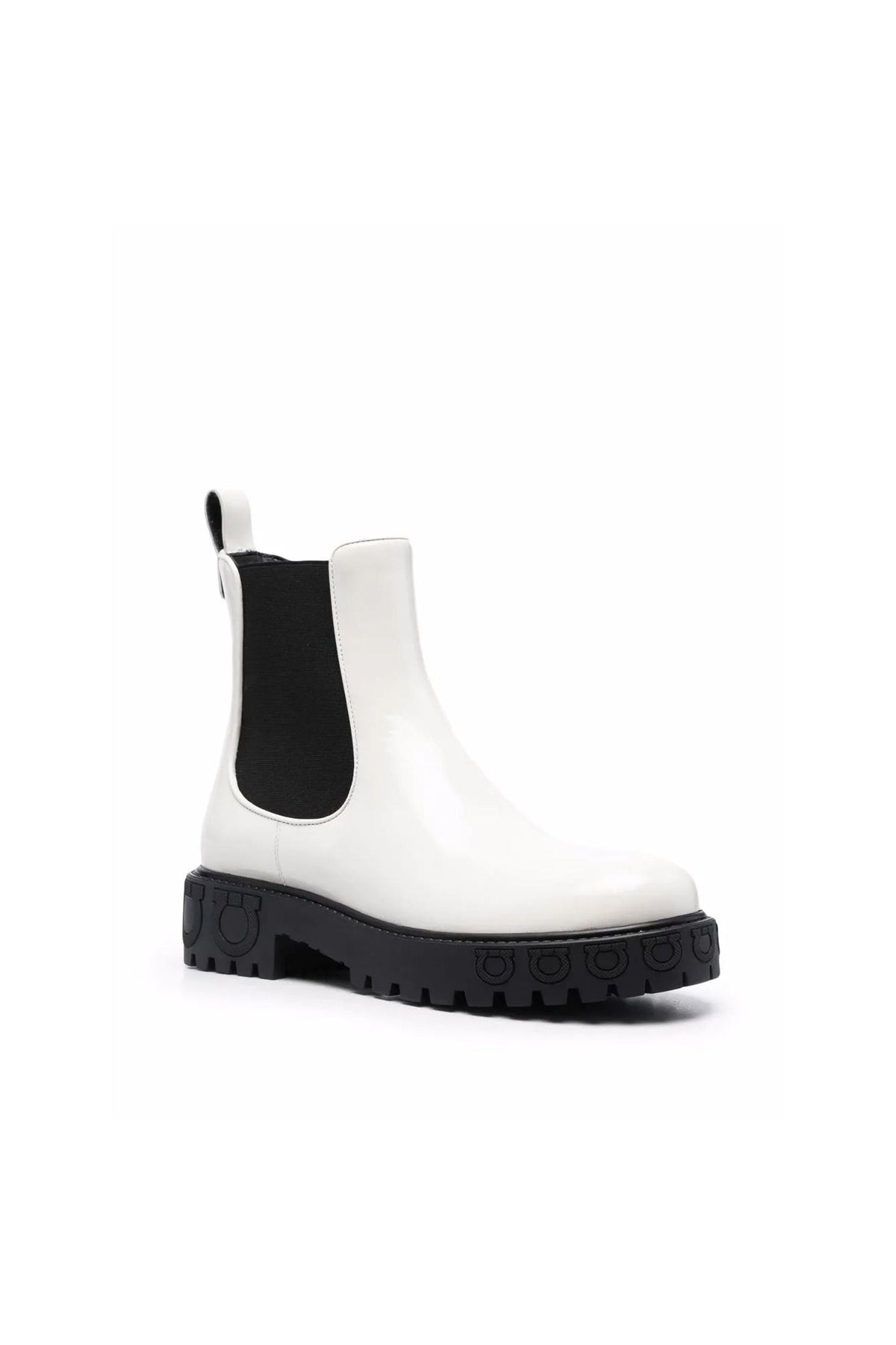Ferragamo | 40Mm Leather Chelsea Boots