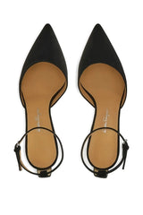 Ferragamo | 80Mm Leather Pumps