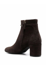 Ferragamo | 75Mm Ghila Suede Ankle Boots