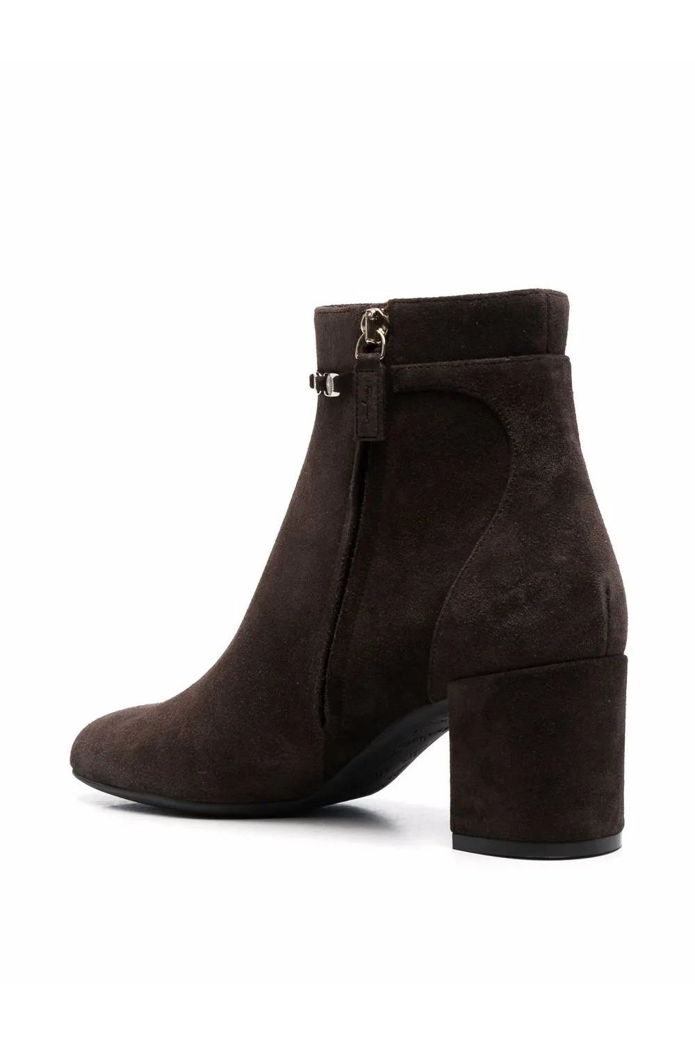 Ferragamo | 75Mm Ghila Suede Ankle Boots