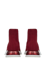Ferragamo | Logo-Print Slip-On Sneakers In Red 030177754828