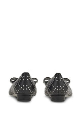 Ferragamo | Viva Rhinestone-Embellished Flat Pumps