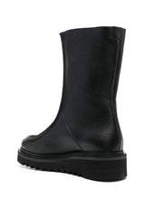 Ferragamo | 50Mm Zip-Front Leather Boots