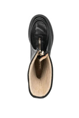 Ferragamo | 50Mm Zip-Front Leather Boots