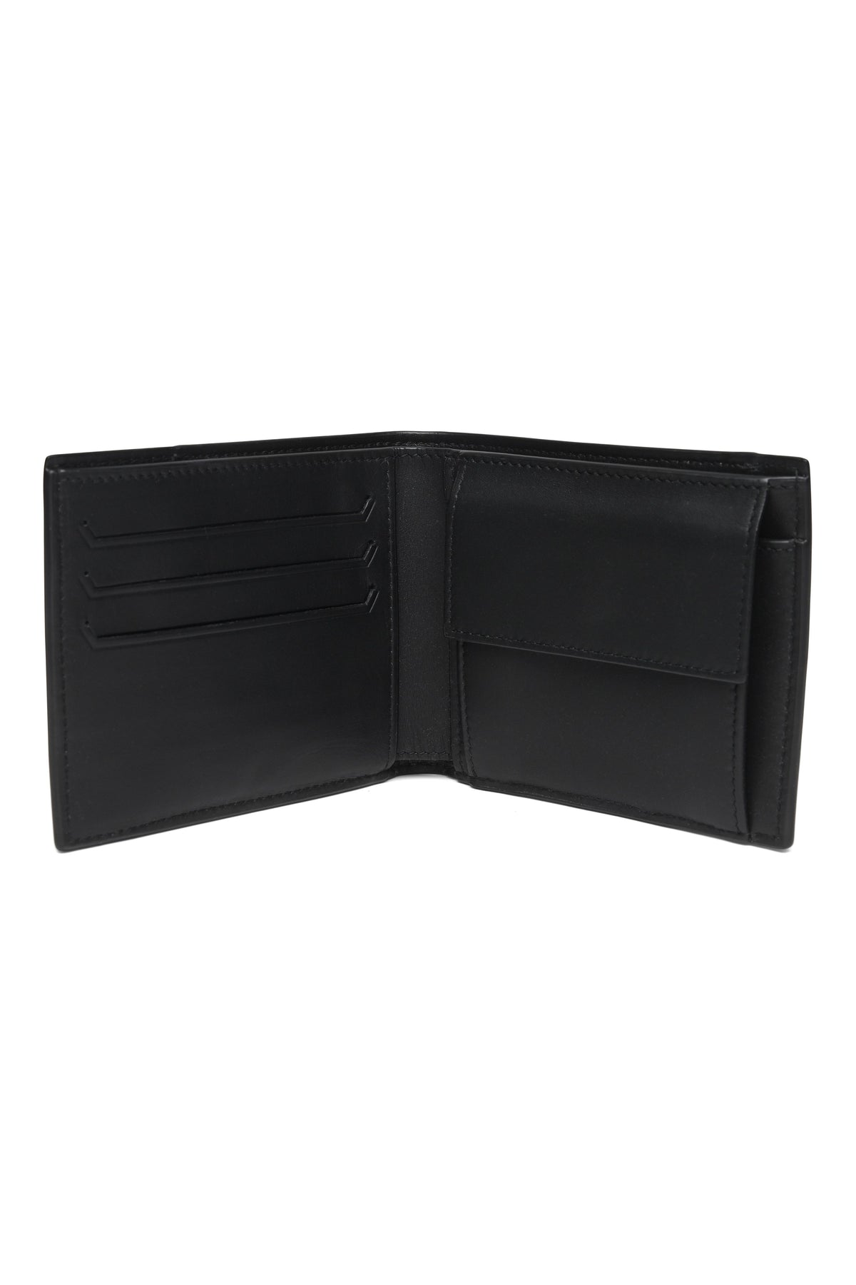 Bottega Veneta | Logo Embossed Two Tone Bi-Fold Wallet