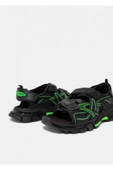 Balenciaga | Track Sandal 'black Fluo Green'