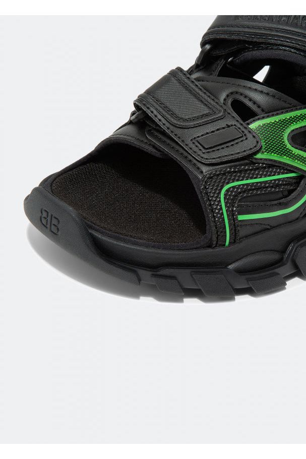 Balenciaga | Track Sandal 'black Fluo Green'