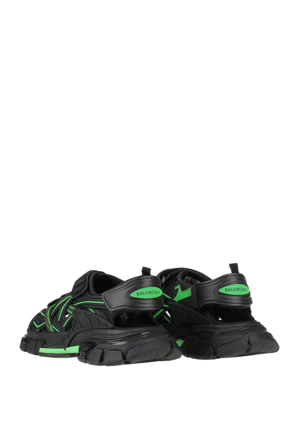 Balenciaga | Track Sandal 'black Fluo Green'