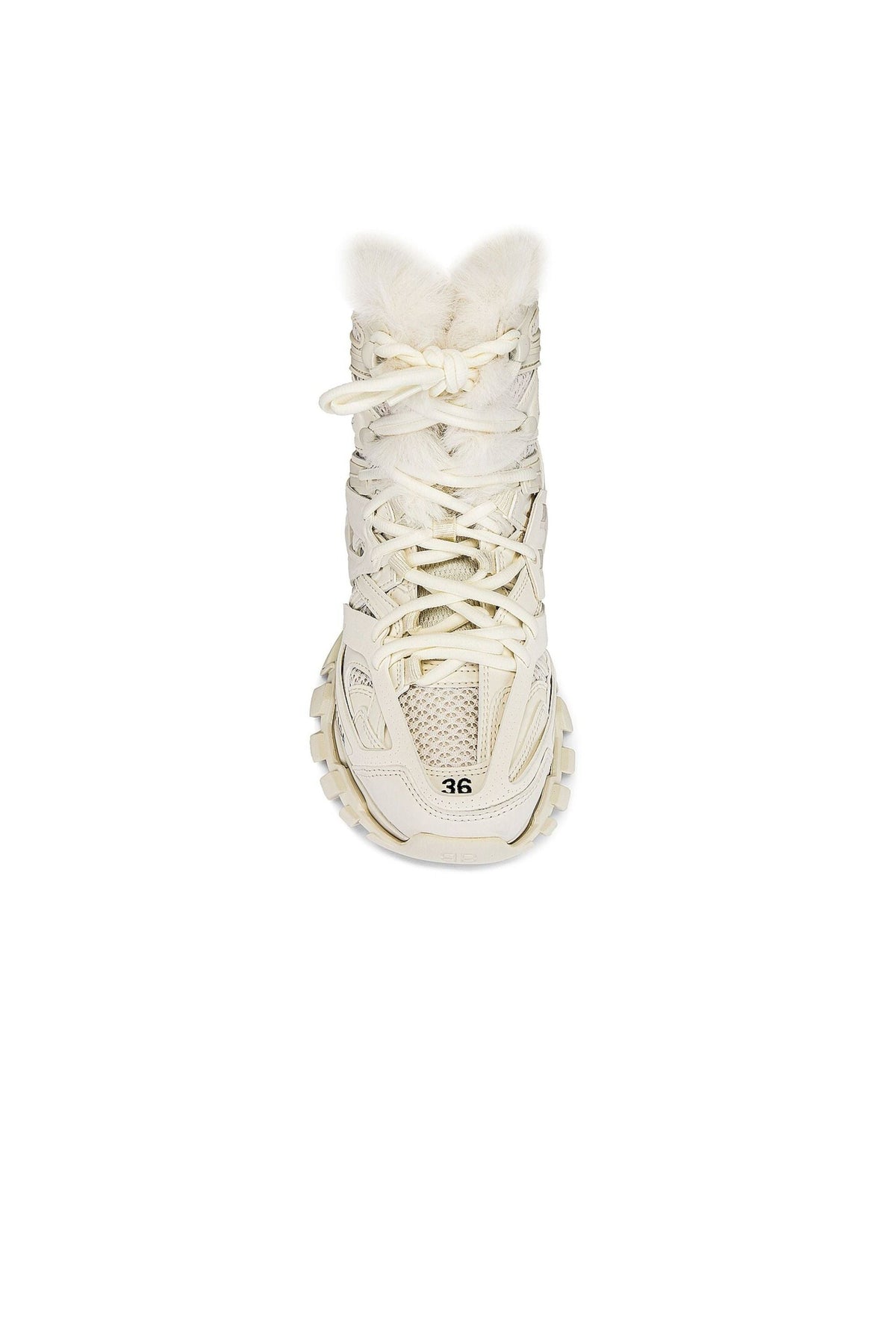 Balenciaga | Track Hike Fur-Fur Sneaker Boots