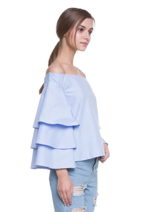 Endless Rose Three Layers Sleeve Top