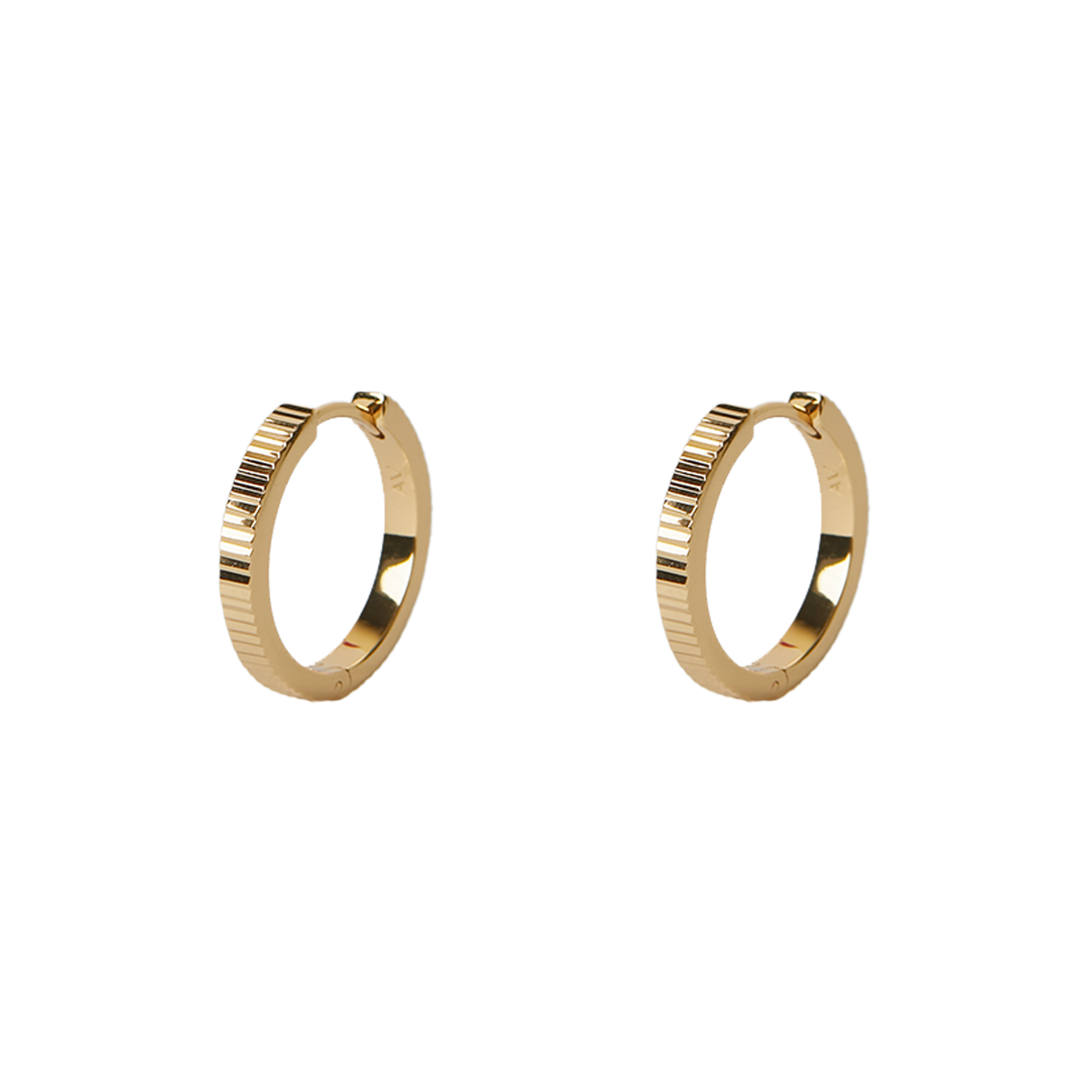 The Diamond Cut Hoop | Gold