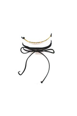Suede Wrap Choker | Gold