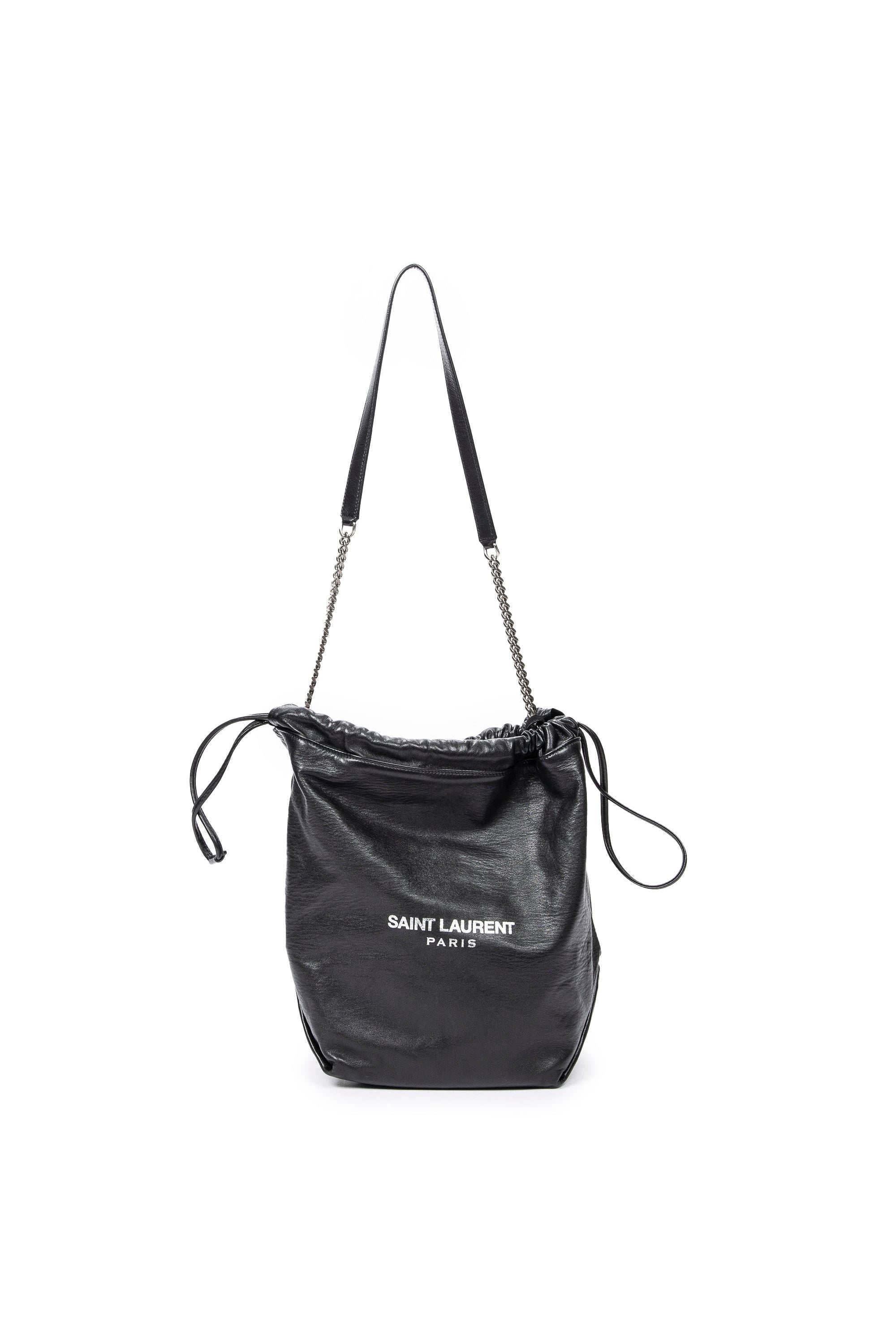Small Teddy Drawstring Bucket Bag 