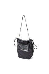 Small Teddy Drawstring Bucket Bag 