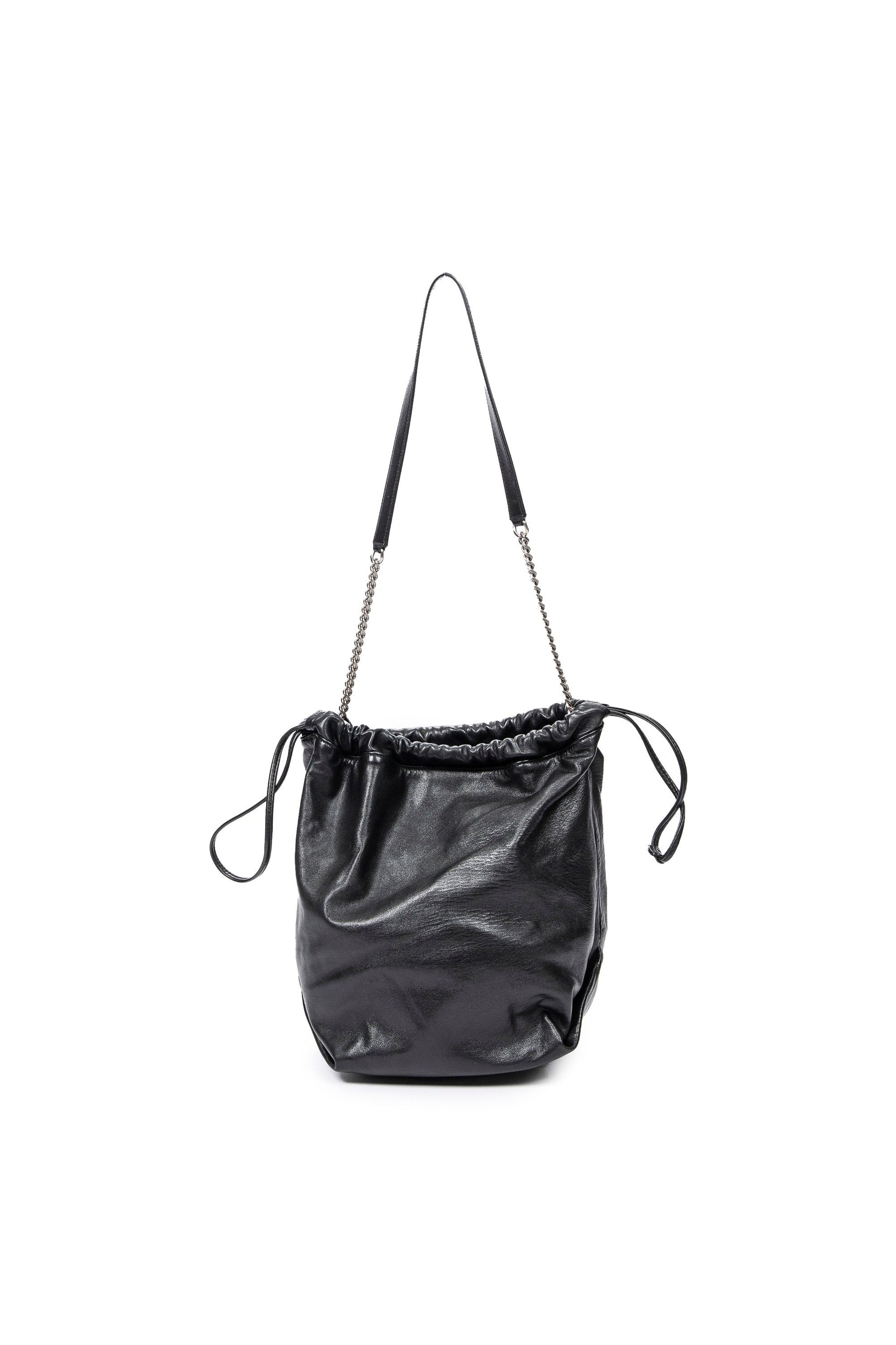 Small Teddy Drawstring Bucket Bag 