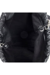 Small Teddy Drawstring Bucket Bag 