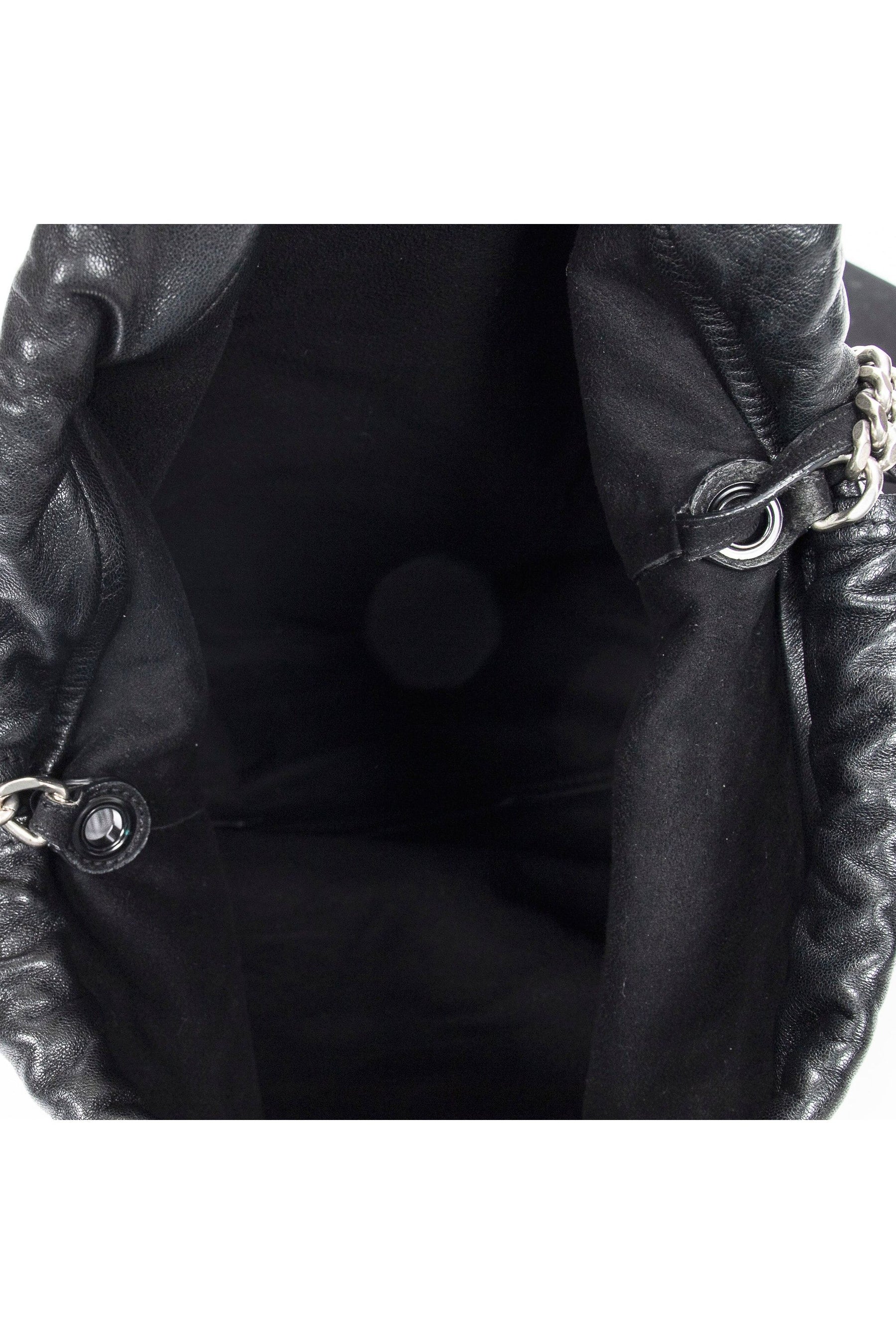 Small Teddy Drawstring Bucket Bag 