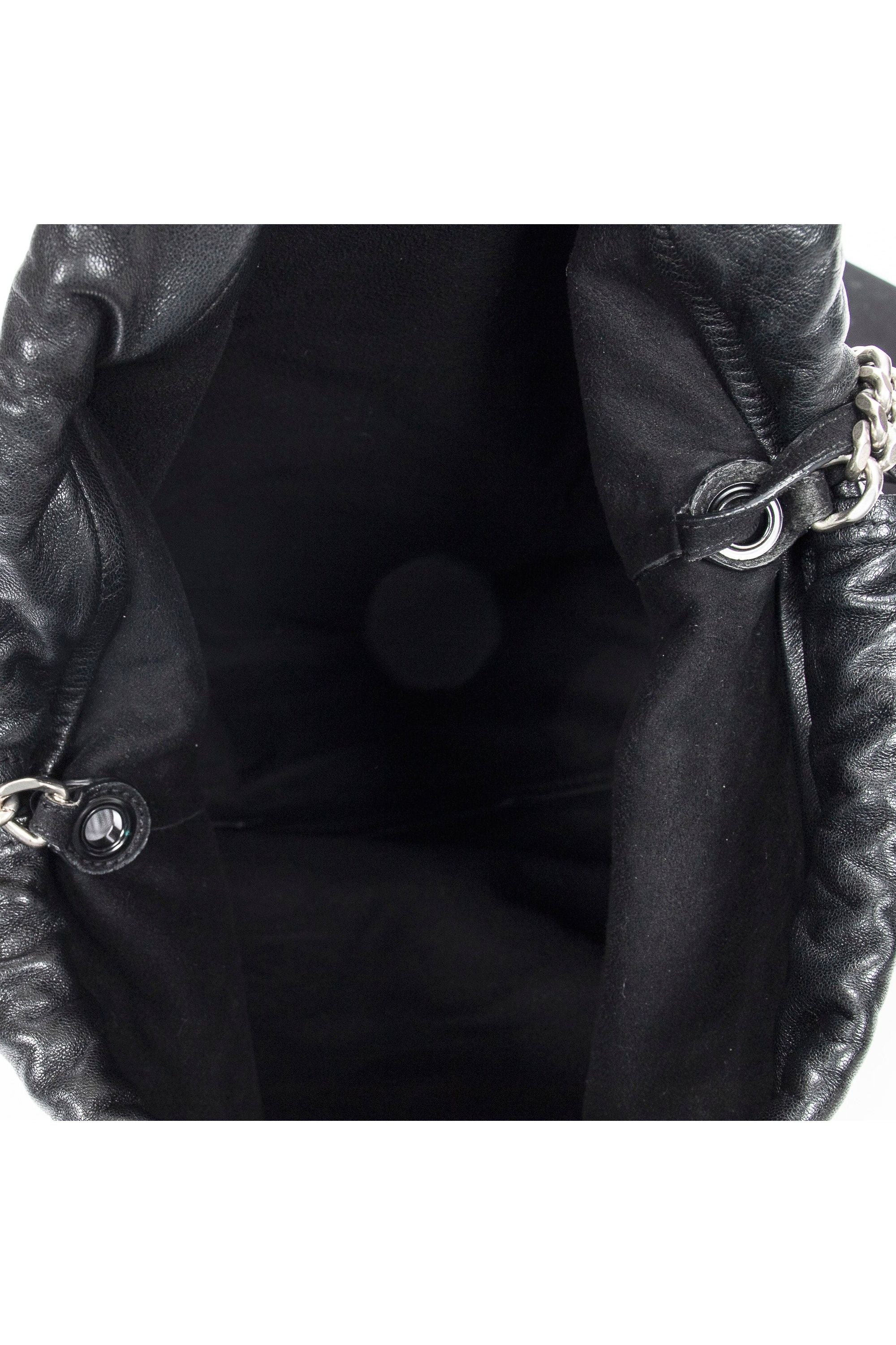 Small Teddy Drawstring Bucket Bag 