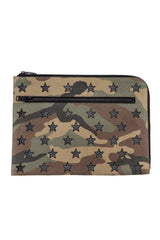 Portfolio Camouflage Zip Clutch 