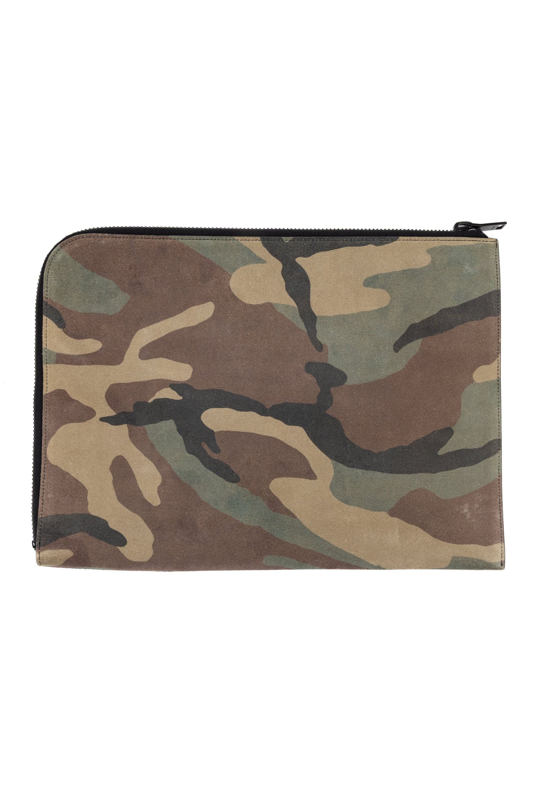 Portfolio Camouflage Zip Clutch 