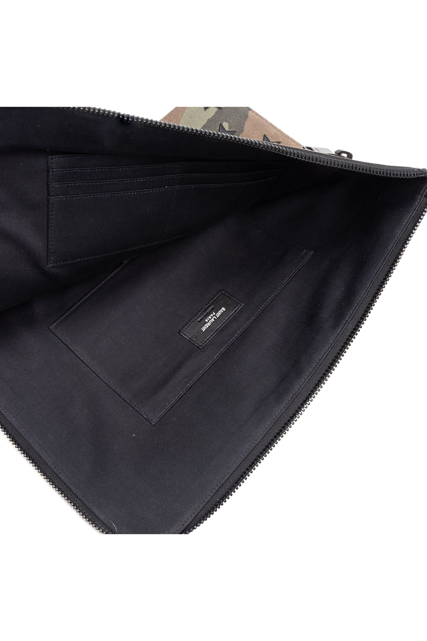 Portfolio Camouflage Zip Clutch 