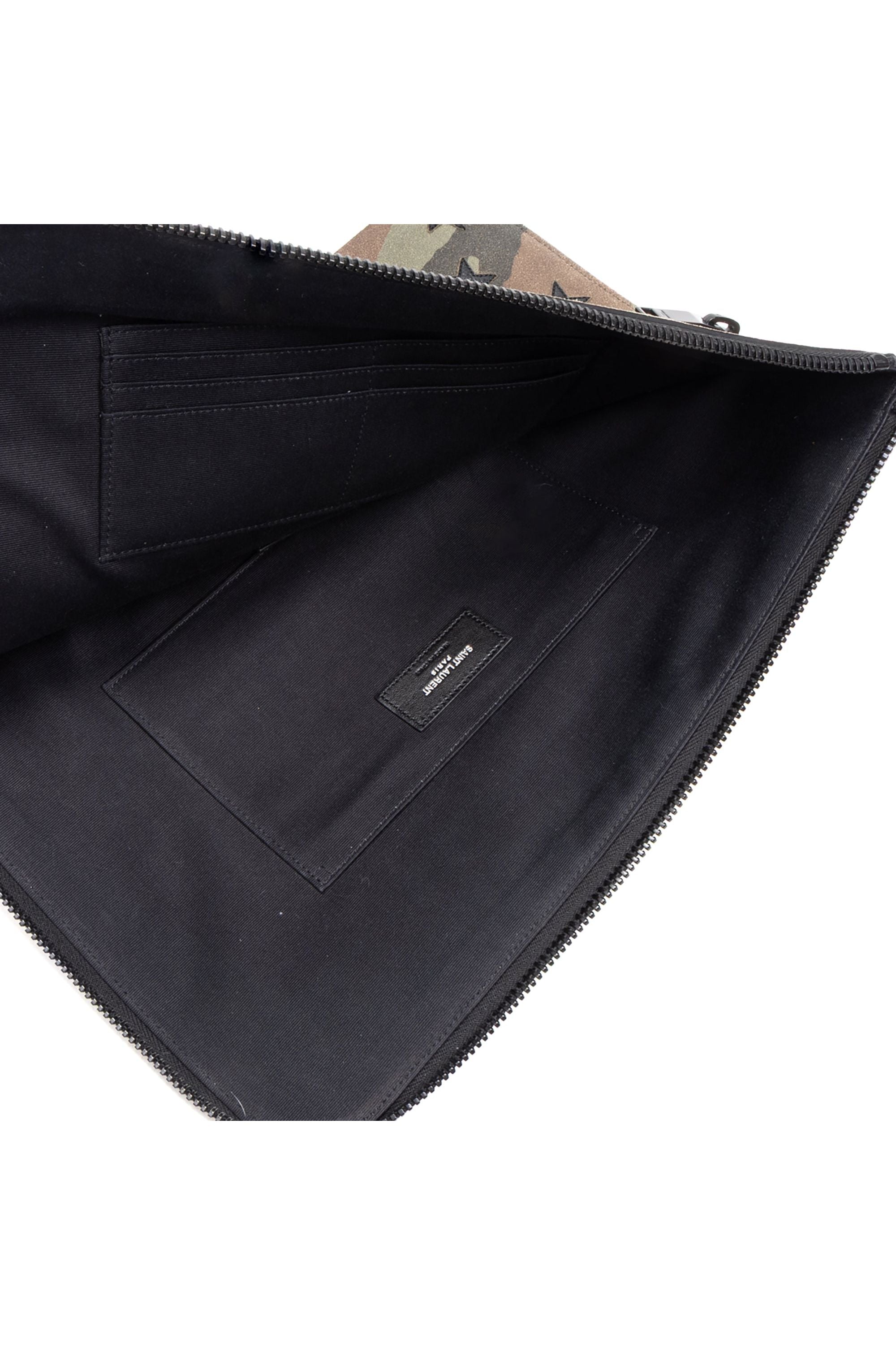 Portfolio Camouflage Zip Clutch 
