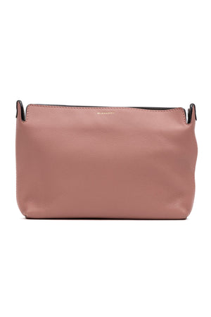 Large Bicolor Zip Clutch 