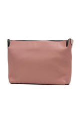 Large Bicolor Zip Clutch 