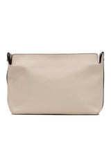 Large Bicolor Zip Clutch 