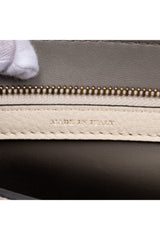 Large Bicolor Zip Clutch 