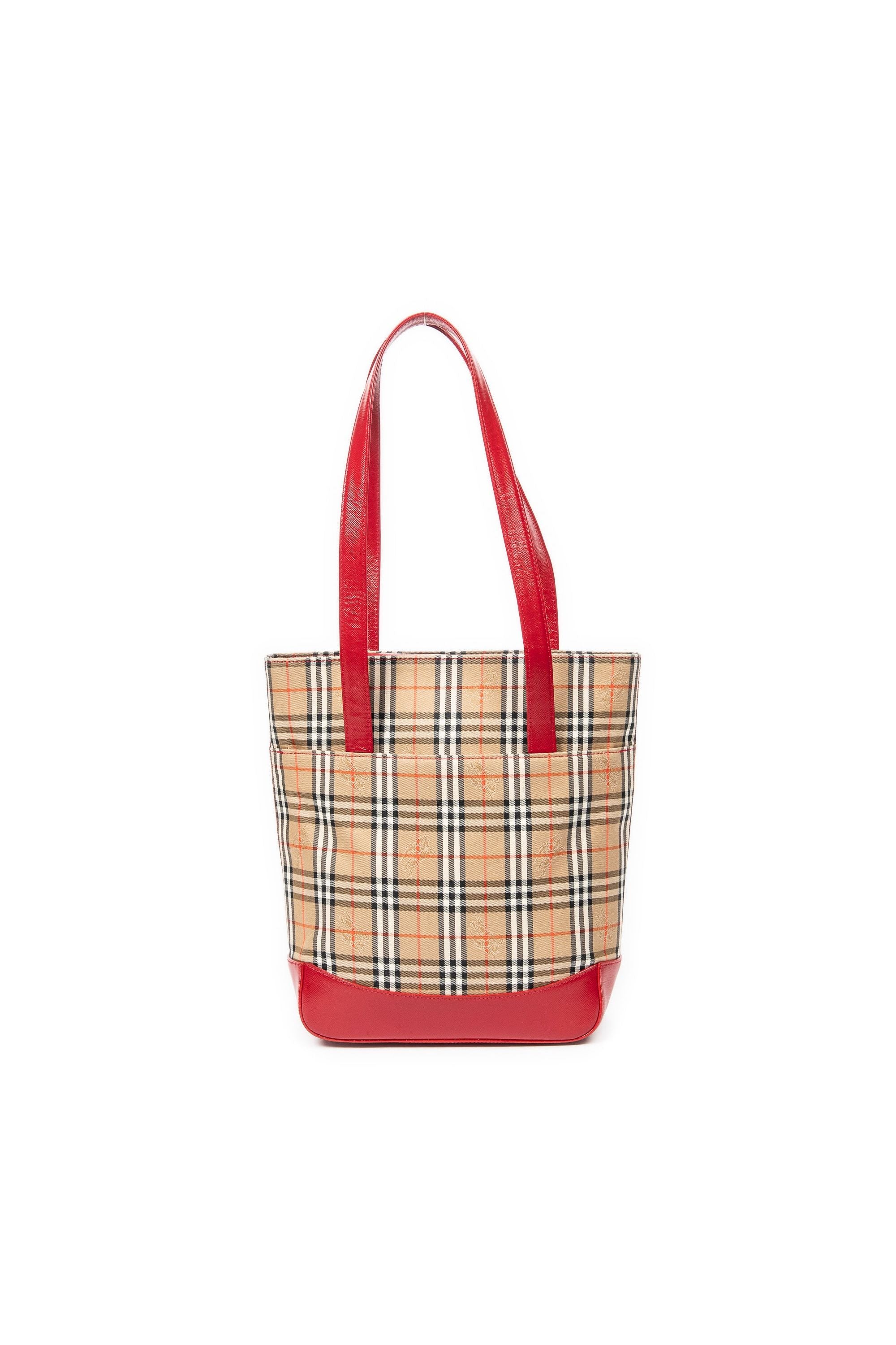 Vertical Slip Pocket Tote 