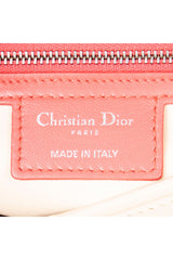 Large Bicolor Lady Dior Zip 