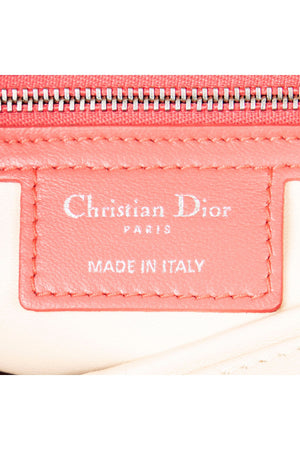 Large Bicolor Lady Dior Zip 